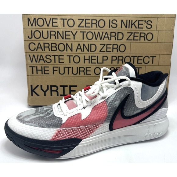 Nike Other - NIKE KYRIE 8 White/University Red-Black Men's Size 18
